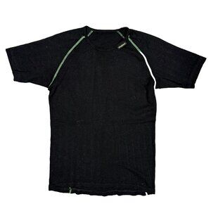 Woolpower Merino Wool T-Shirt Short Sleeve Knit Black Sweden Small